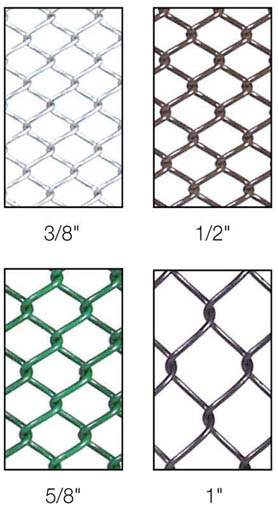 Galvanized 1 2 X 1 2 Mini Mesh Chain Link Fence
